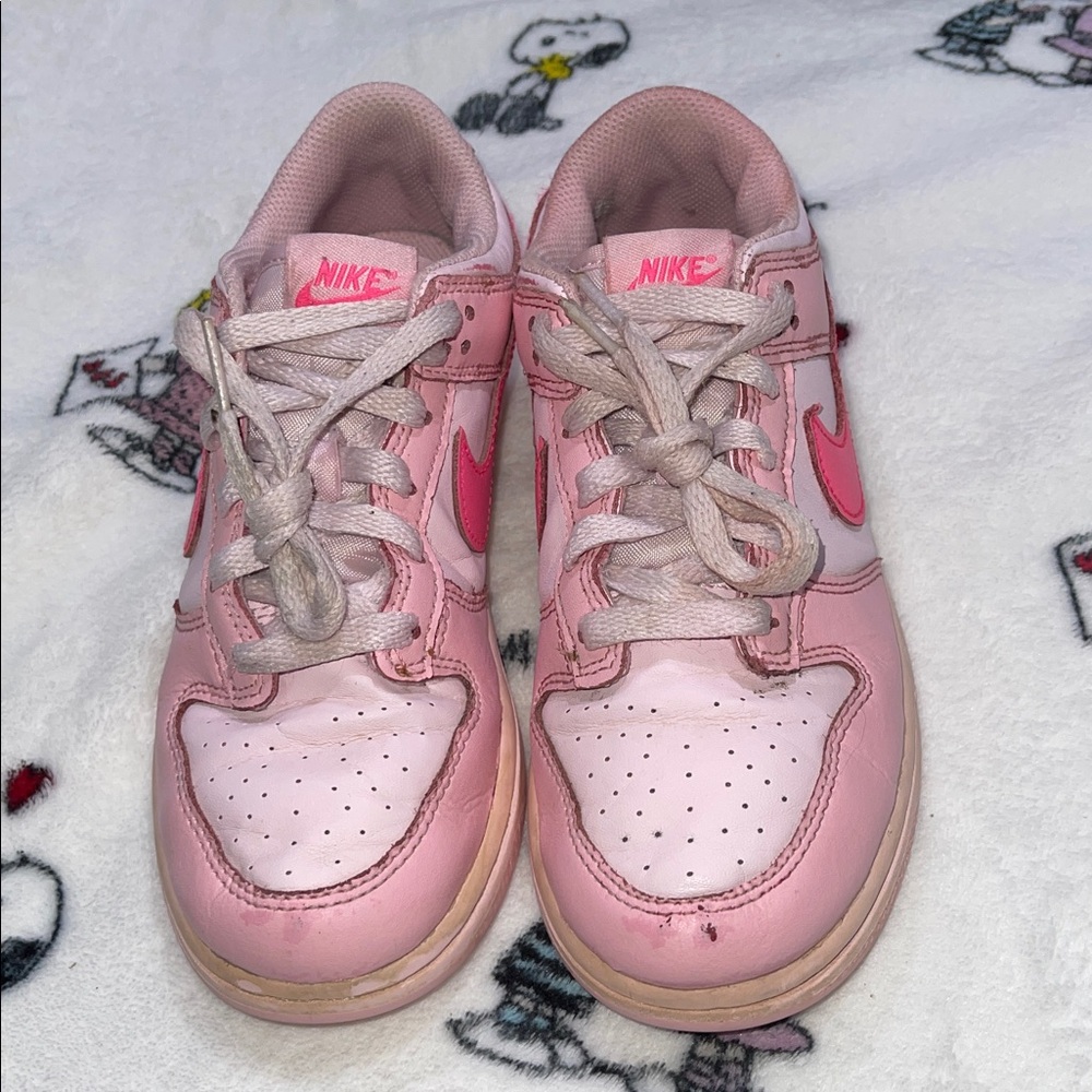 Nike Dunk Pink Athletic Shoes